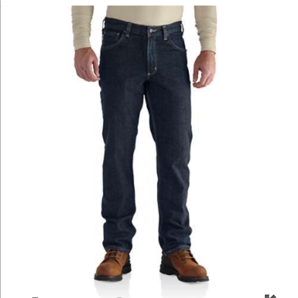 Carhartt FLAME-RESISTANT RUGGED FLEX STRAIGHT JEAN - Picture 2 of 14